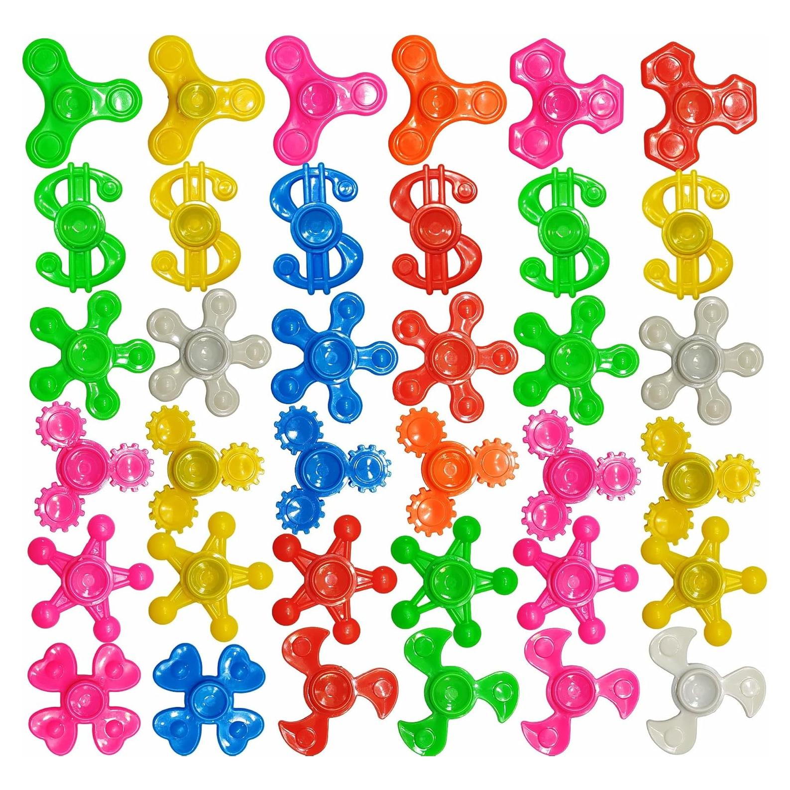 Fidget Spinners a Granel - 24 Mini Juguetes Coloridos