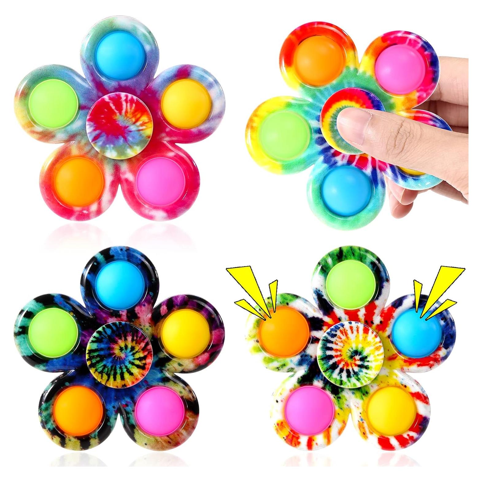Fidget Spinner 4 Pack Effacera Juguetes Antiestrés Niños