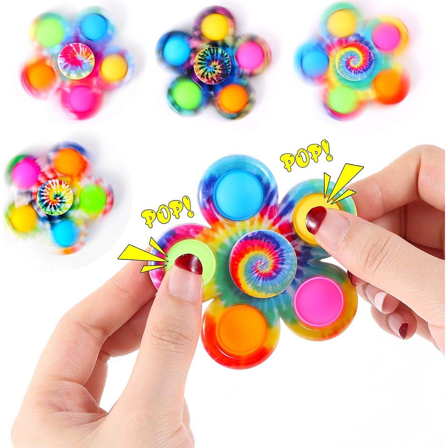 Fidget Spinner 4 Pack Effacera Juguetes Antiestrés Niños