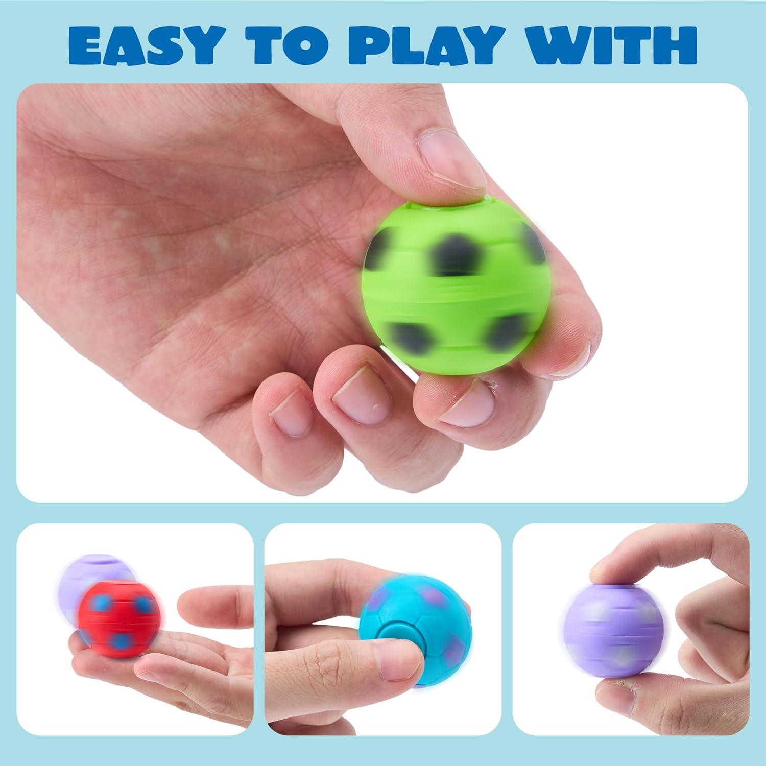 Paquete de 72 Spinners de Fútbol Joyin - Juguetes Antiestrés