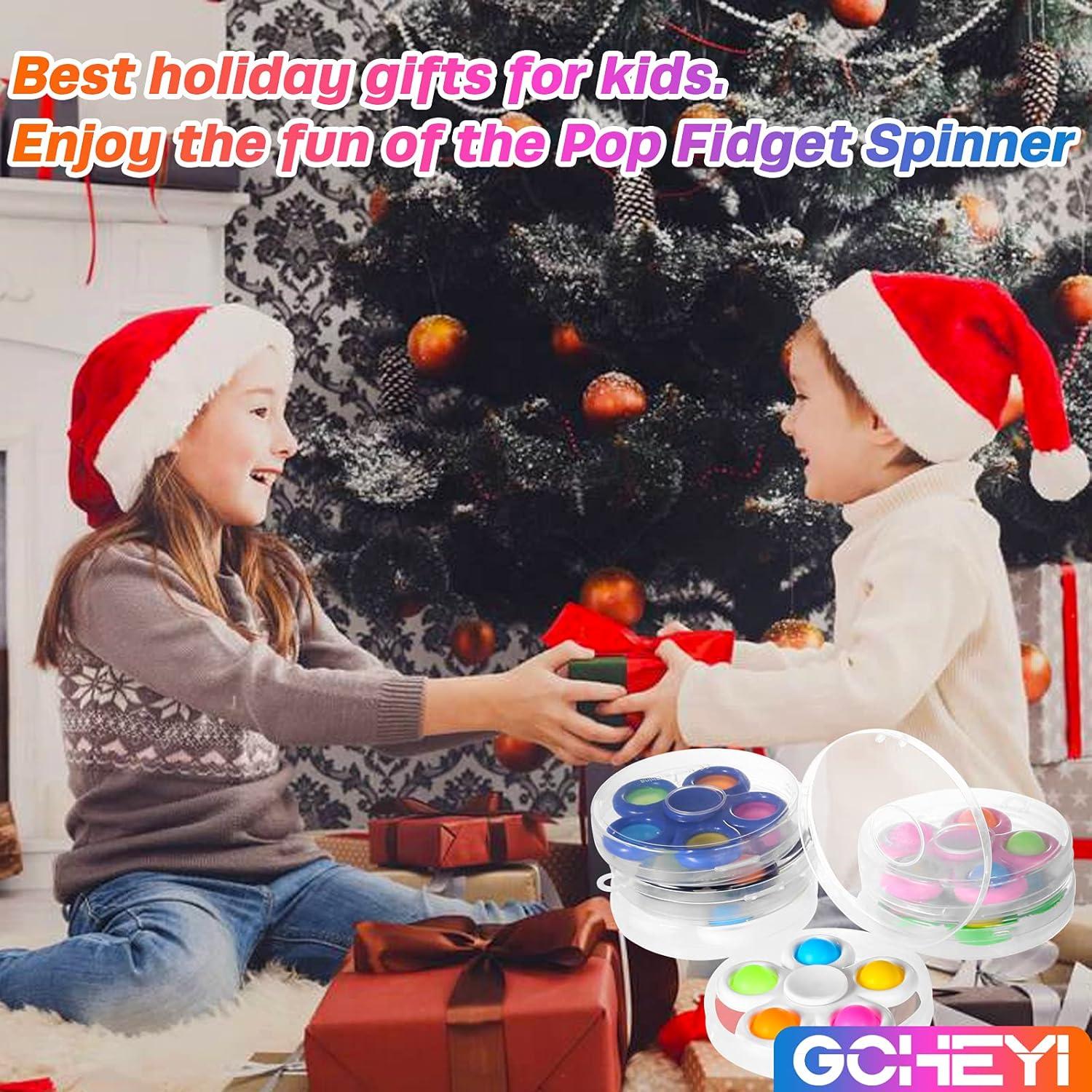 Paquete de 6 Fidget Spinners GOHEYI Alivio Estrés Multicolor