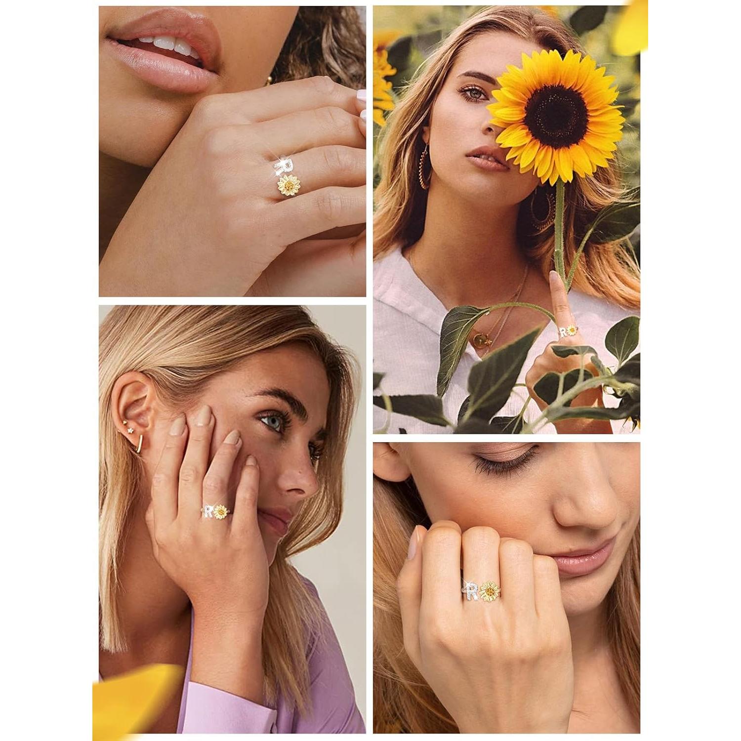 Anillo Fidget de Plata Esterlina 925 Focalook Giratorio