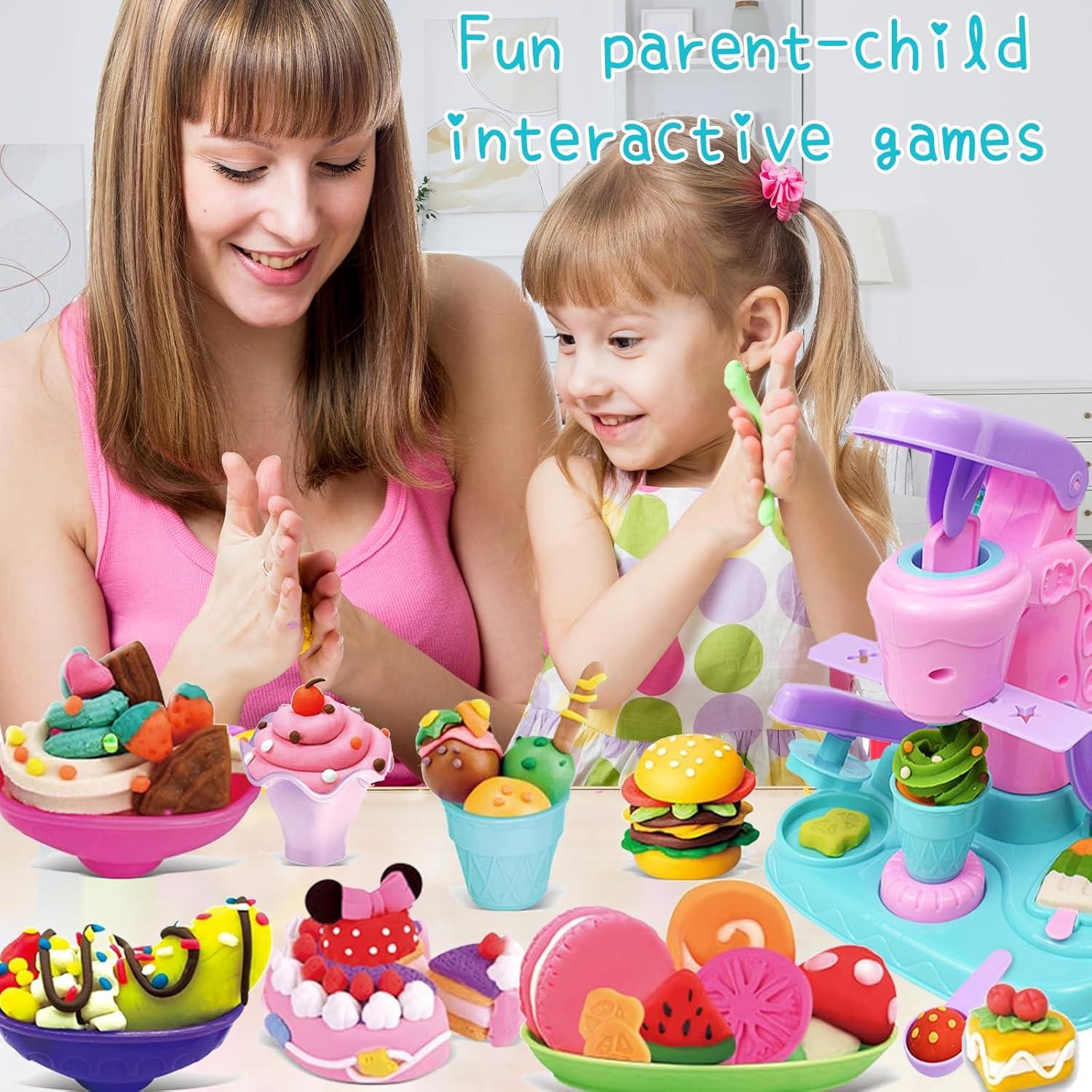 Set de Masa de Color Noetoy con Máquina de Helados 26 PCS