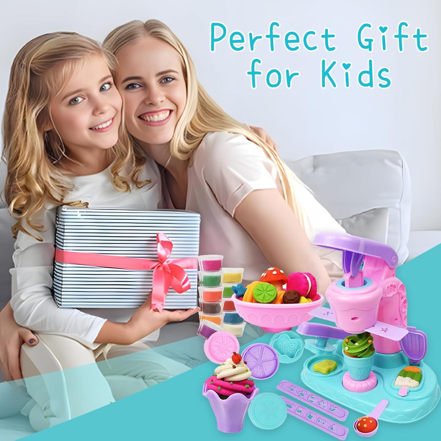 Set de Masa de Color Noetoy con Máquina de Helados 26 PCS