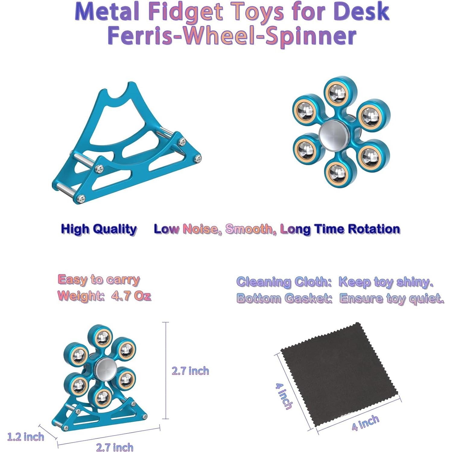 Spinner de Rueda de Ferris Samilalago Azul - Juguete de Fidget