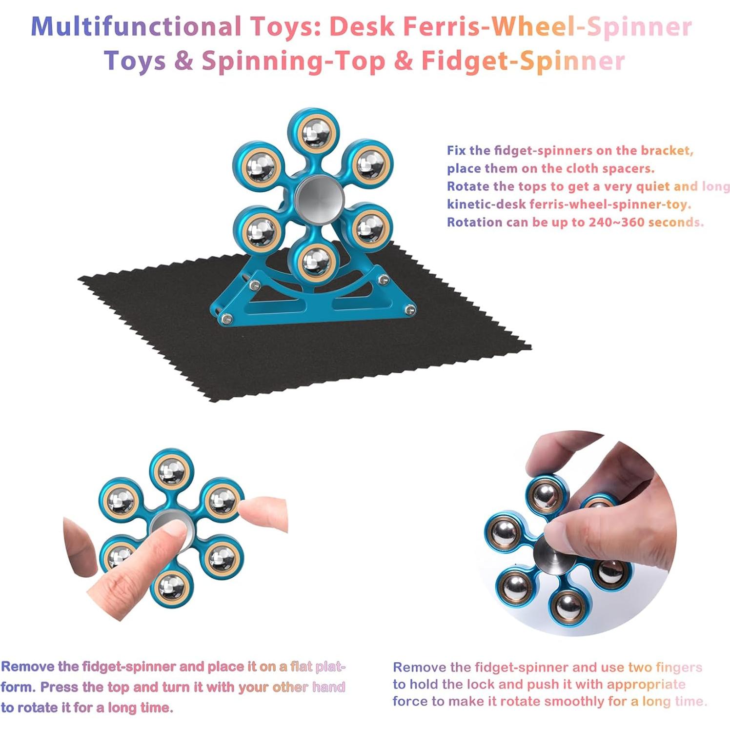 Spinner de Rueda de Ferris Samilalago Azul - Juguete de Fidget