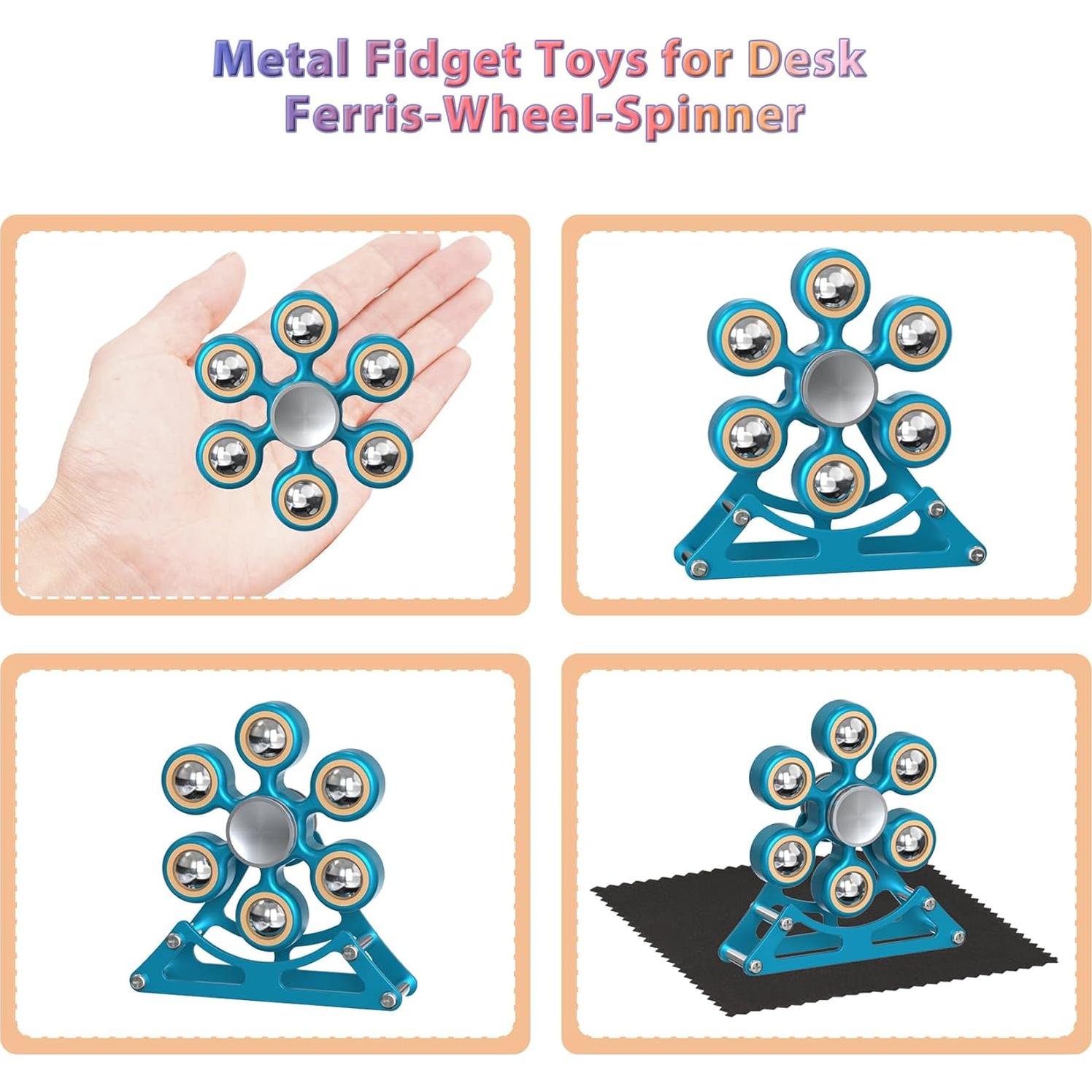 Spinner de Rueda de Ferris Samilalago Azul - Juguete de Fidget