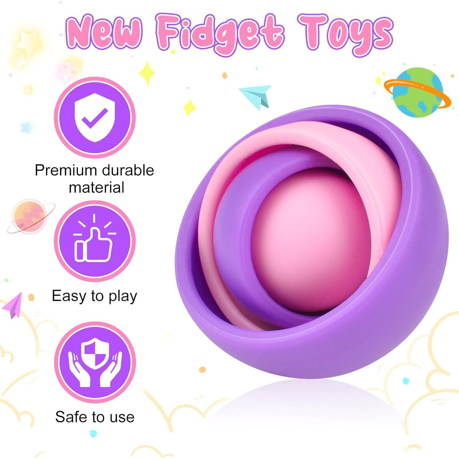 Spinner Antiestrés 2 Piezas Yrissmiss para Niños y Adultos