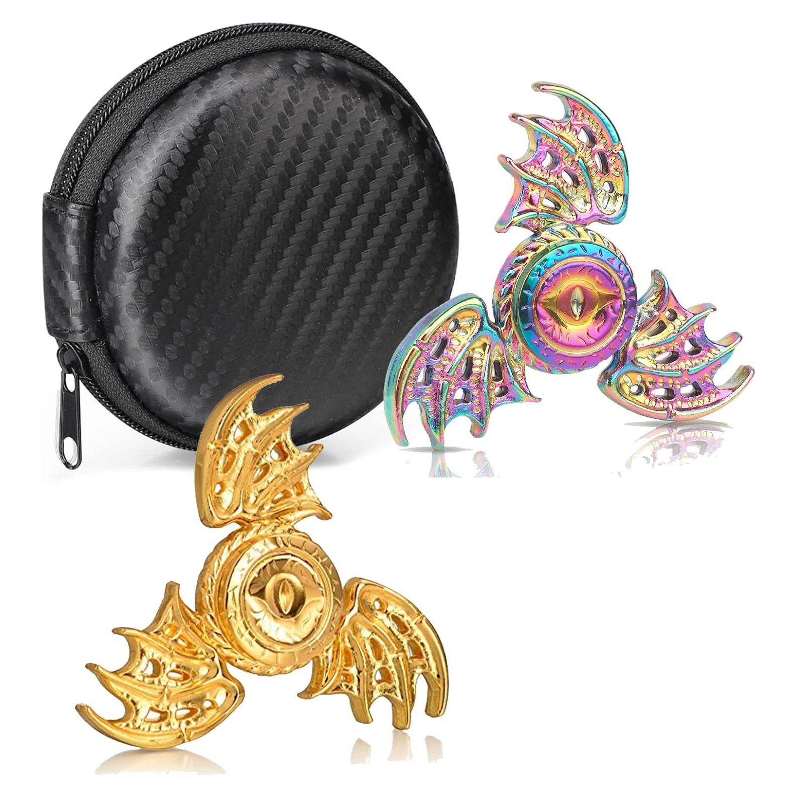 Spinner Fidget Dragón Gamtec 2 Piezas Metal 150g