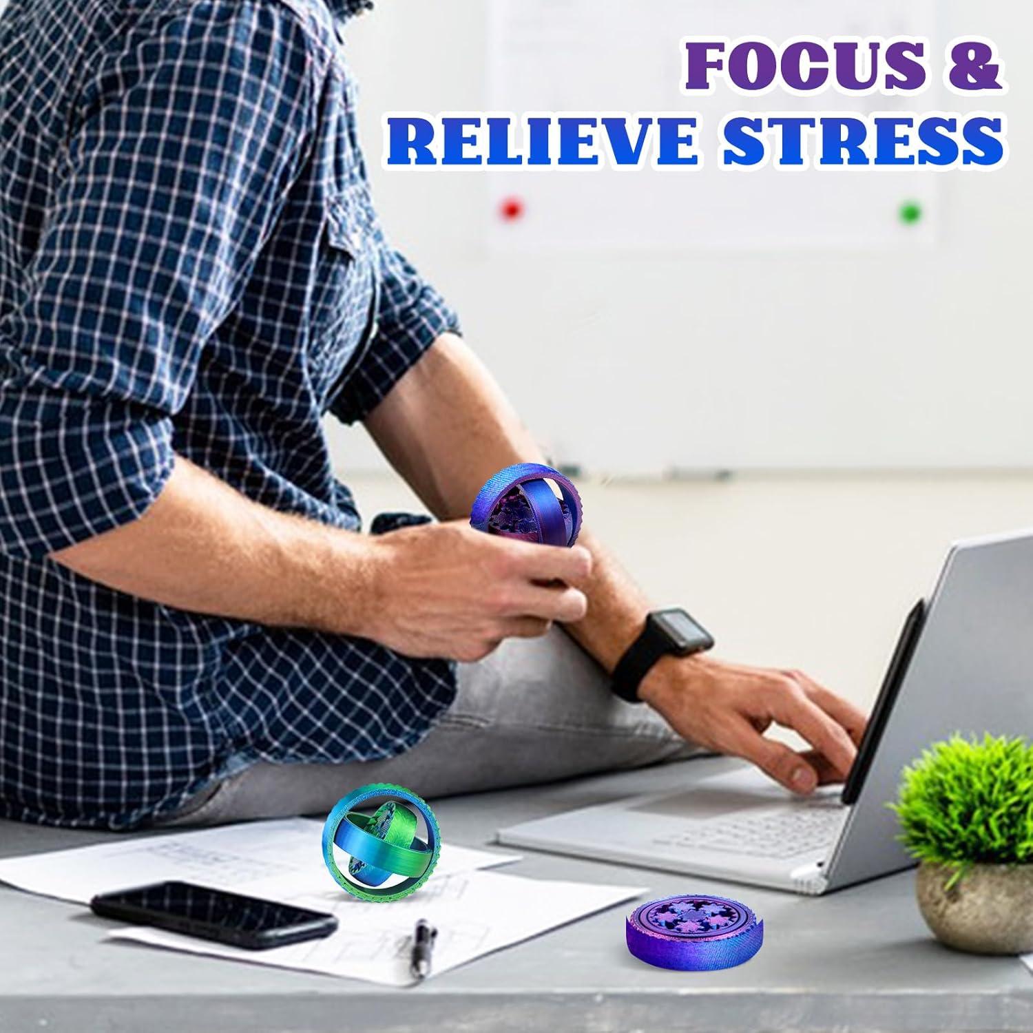 Fidget Spinner 3D QETRABONE Alivio Estrés Niños Adultos