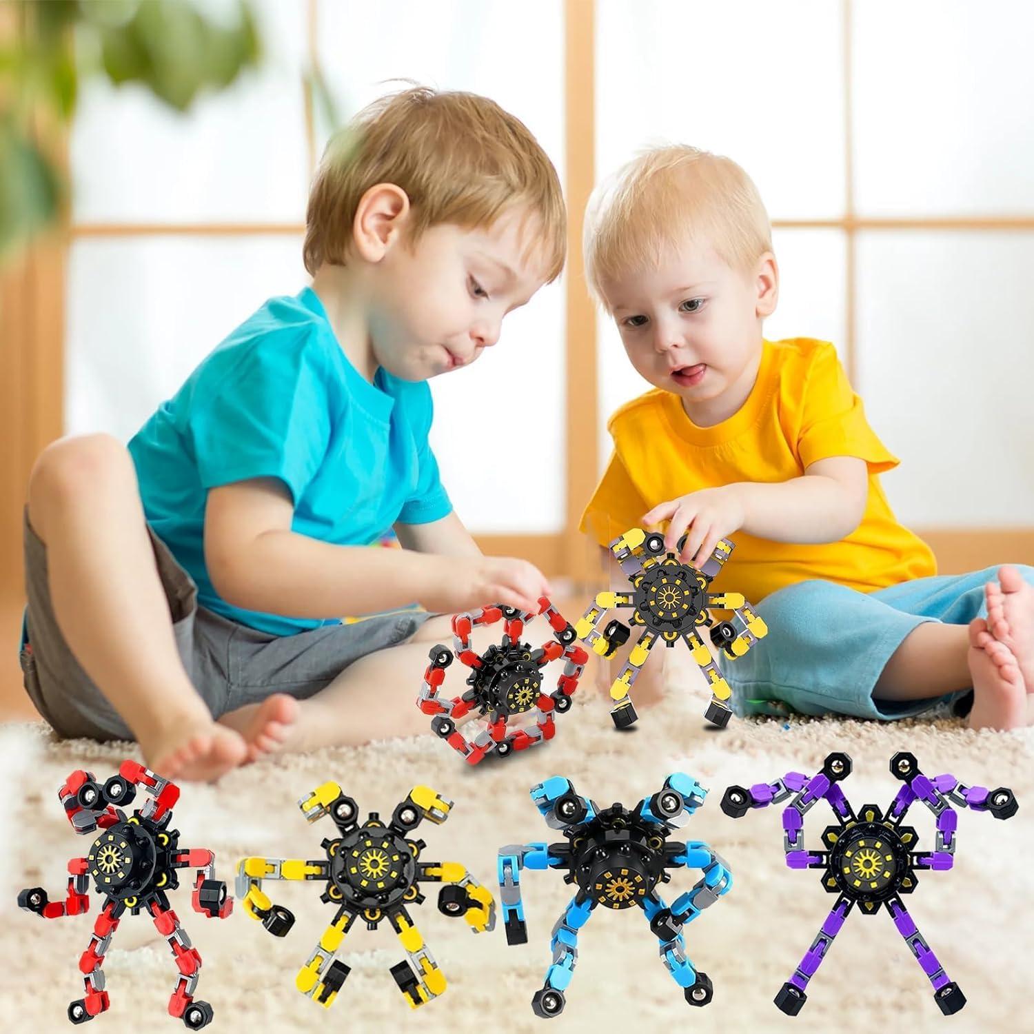 Giroscopio Antiestrés Mecánico MFCoin 6 Piezas Multicolor