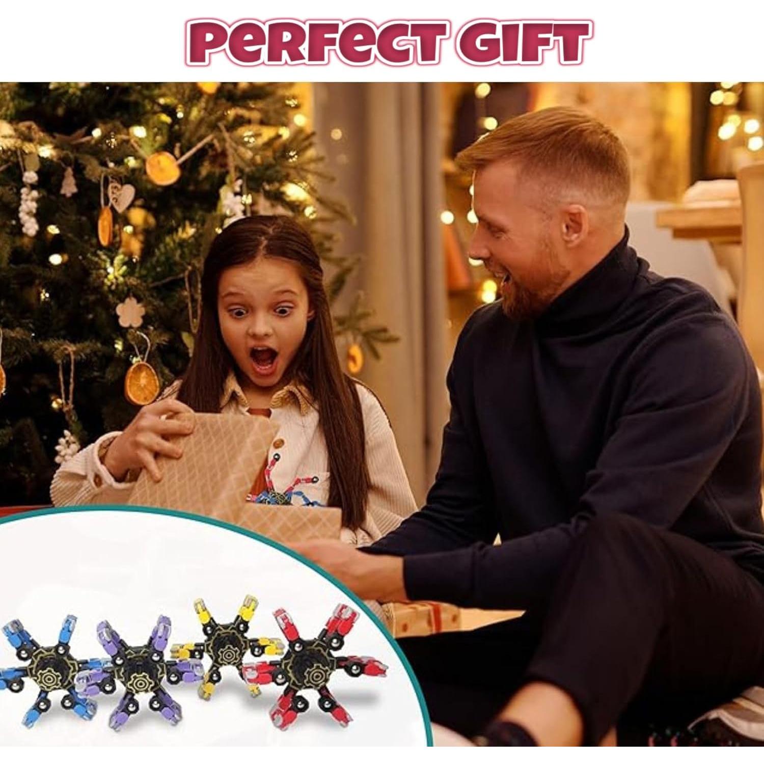 Giroscopio Antiestrés Mecánico MFCoin 6 Piezas Multicolor