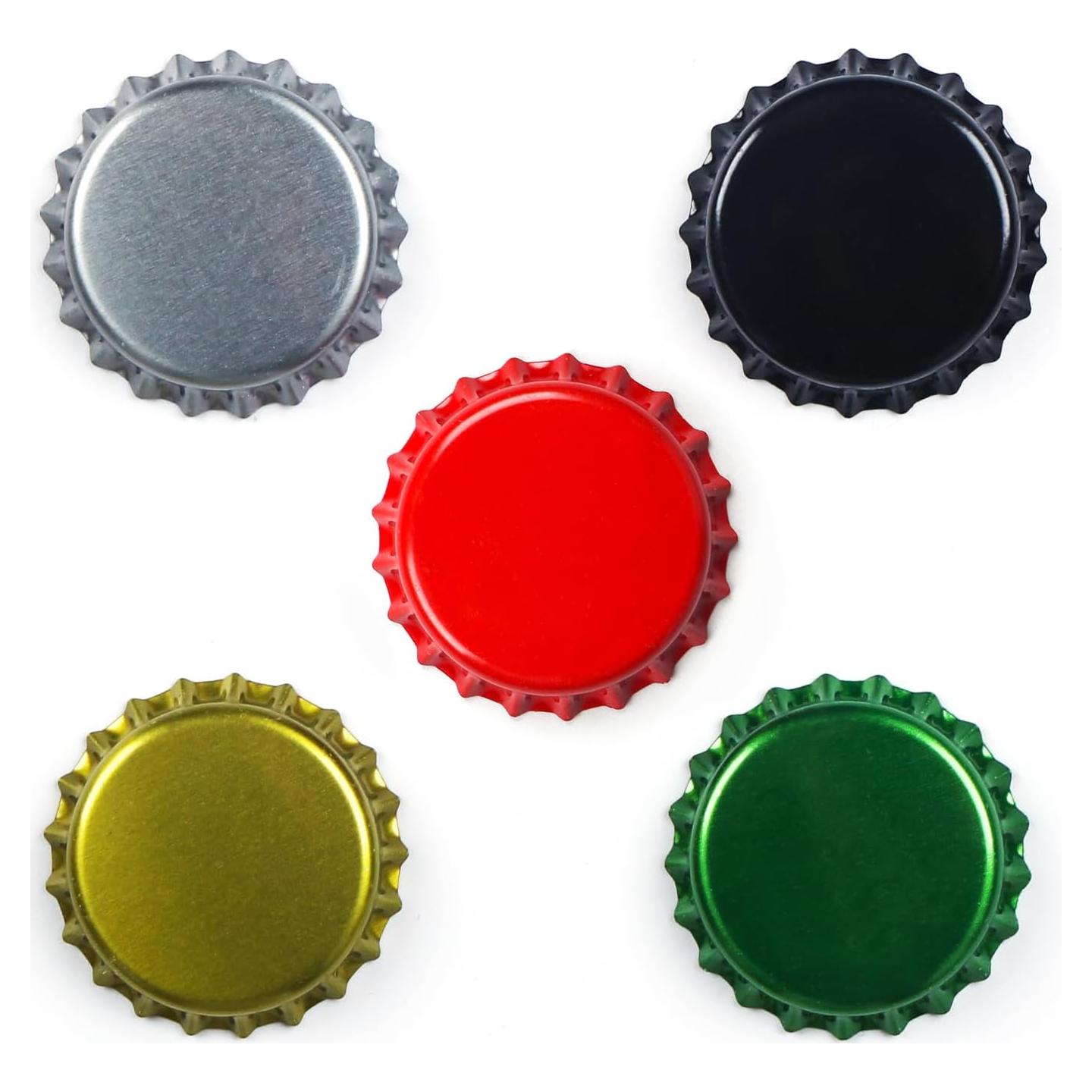 Tapa de Botellas de Cerveza 140 Unidades 5 Colores Asortidos