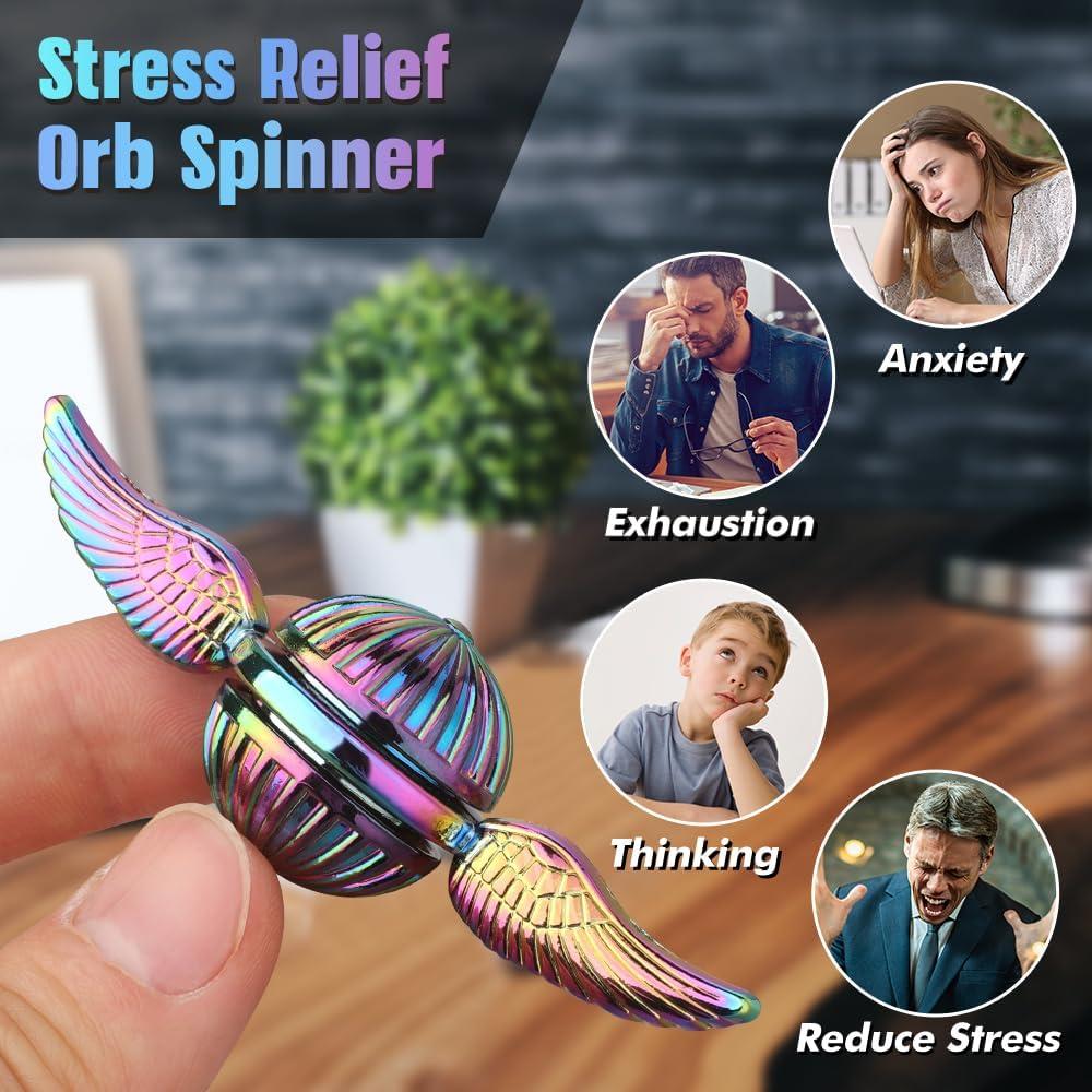 Spinner Fidget Arcoíris Amarlozn para Niños y Adultos