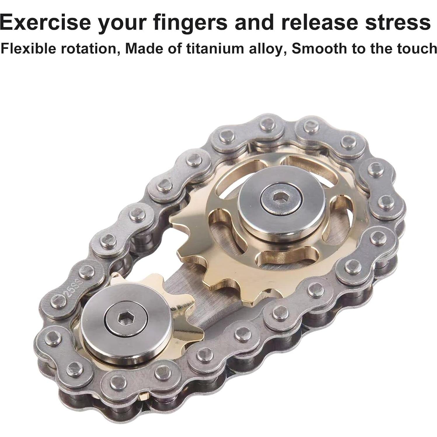 Spinner de Dedo Antiestrés EastZhen Engranajes Oro 6cm