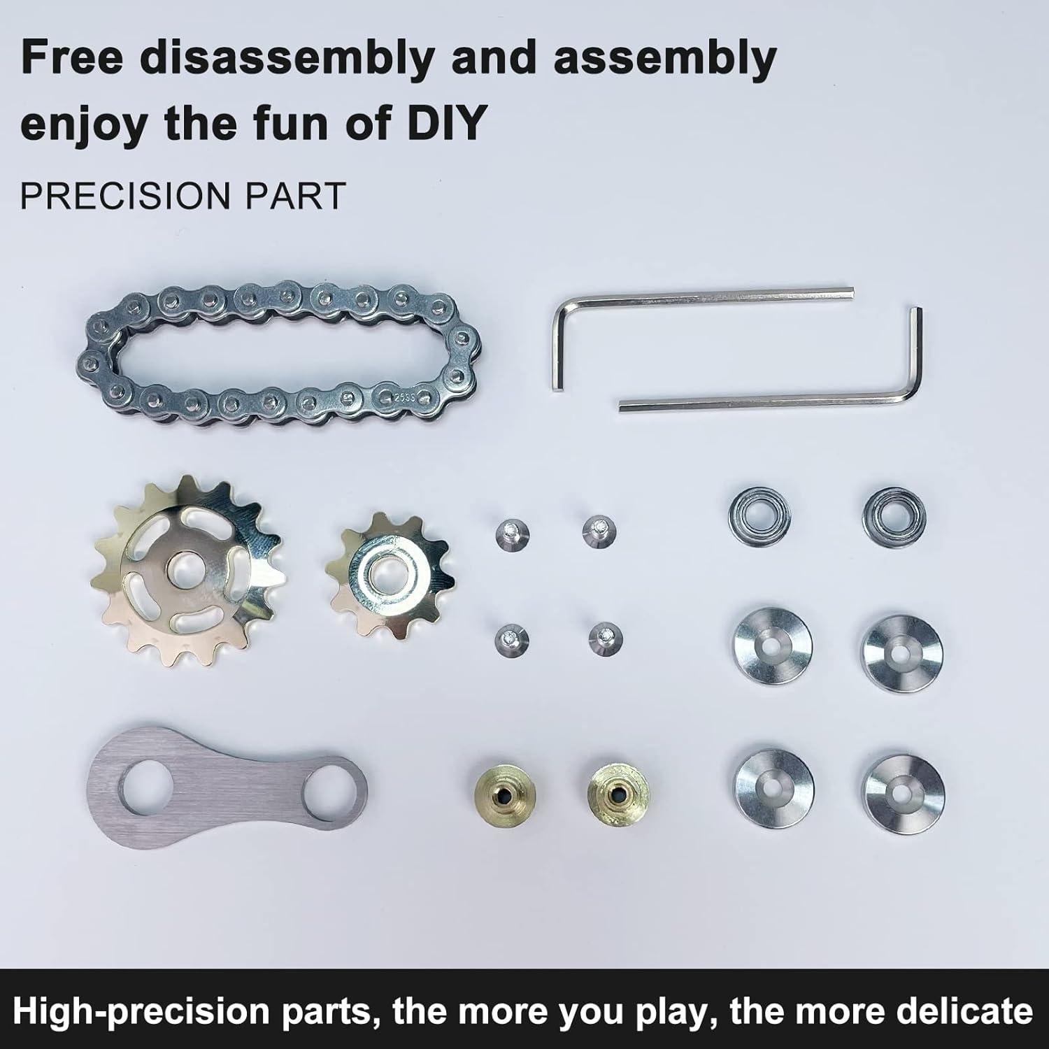 Spinner de Dedo Antiestrés EastZhen Engranajes Oro 6cm