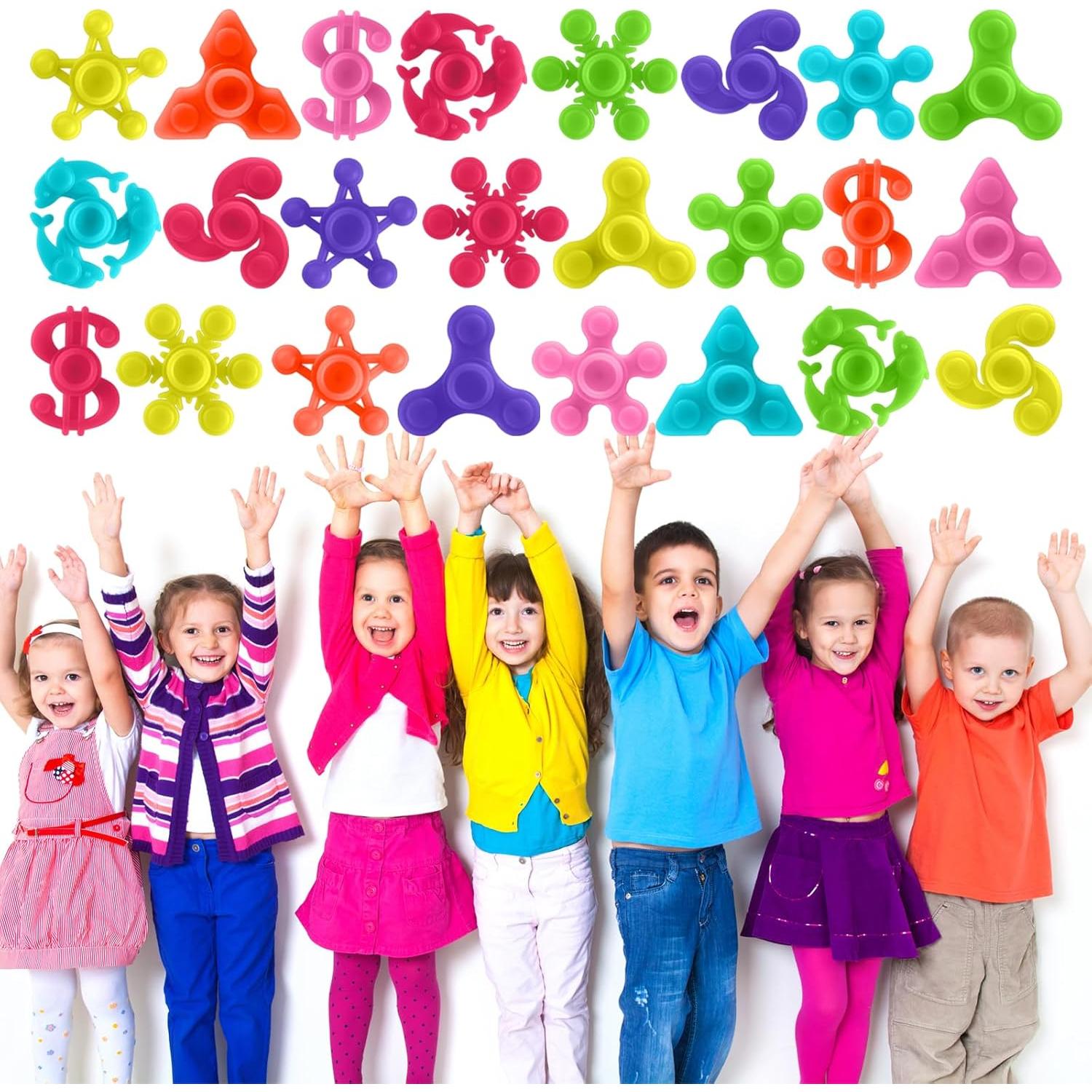 100 Mini Fidget Spinners Antiestrés Riferg Multicolor