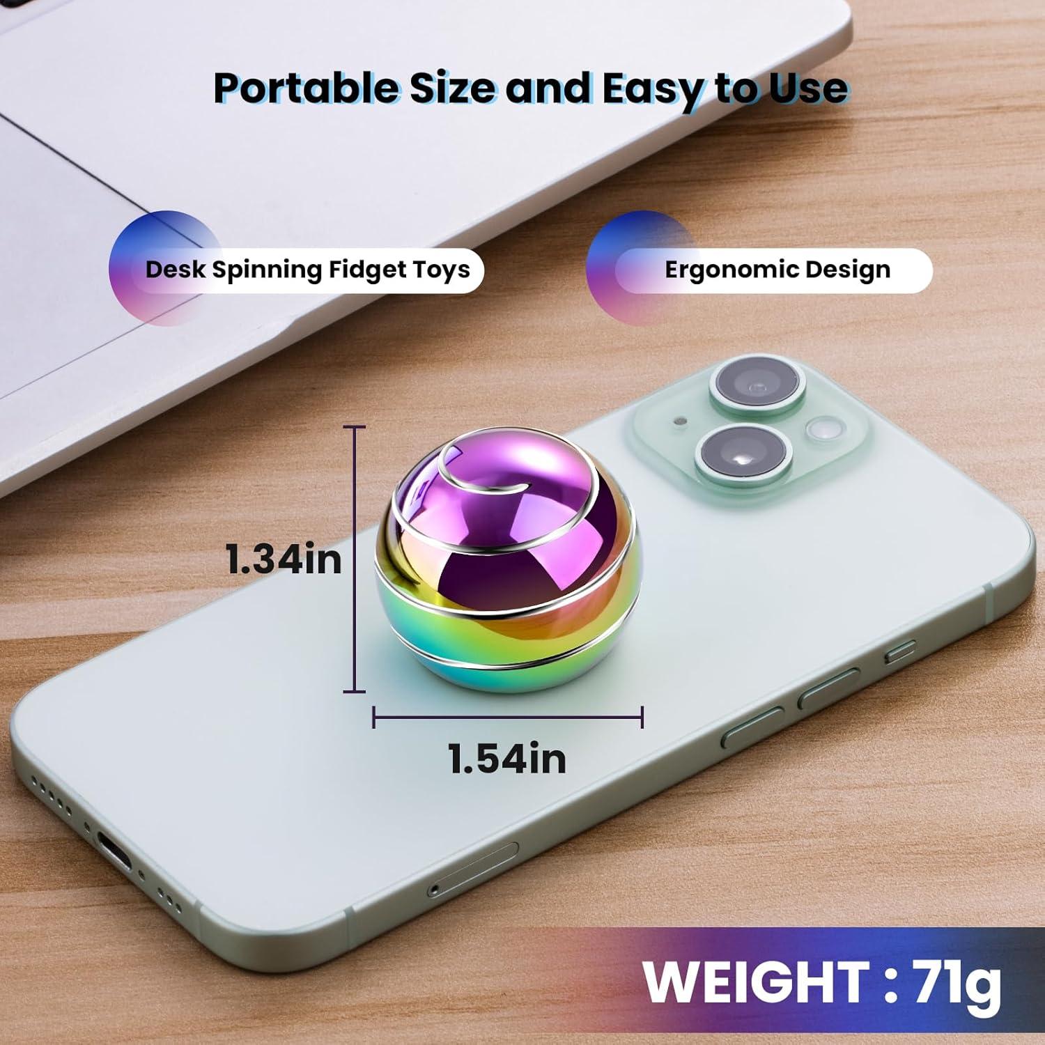 Fidget Spinner Cinético INOVASHON 3.91cm Alivio Ansiedad