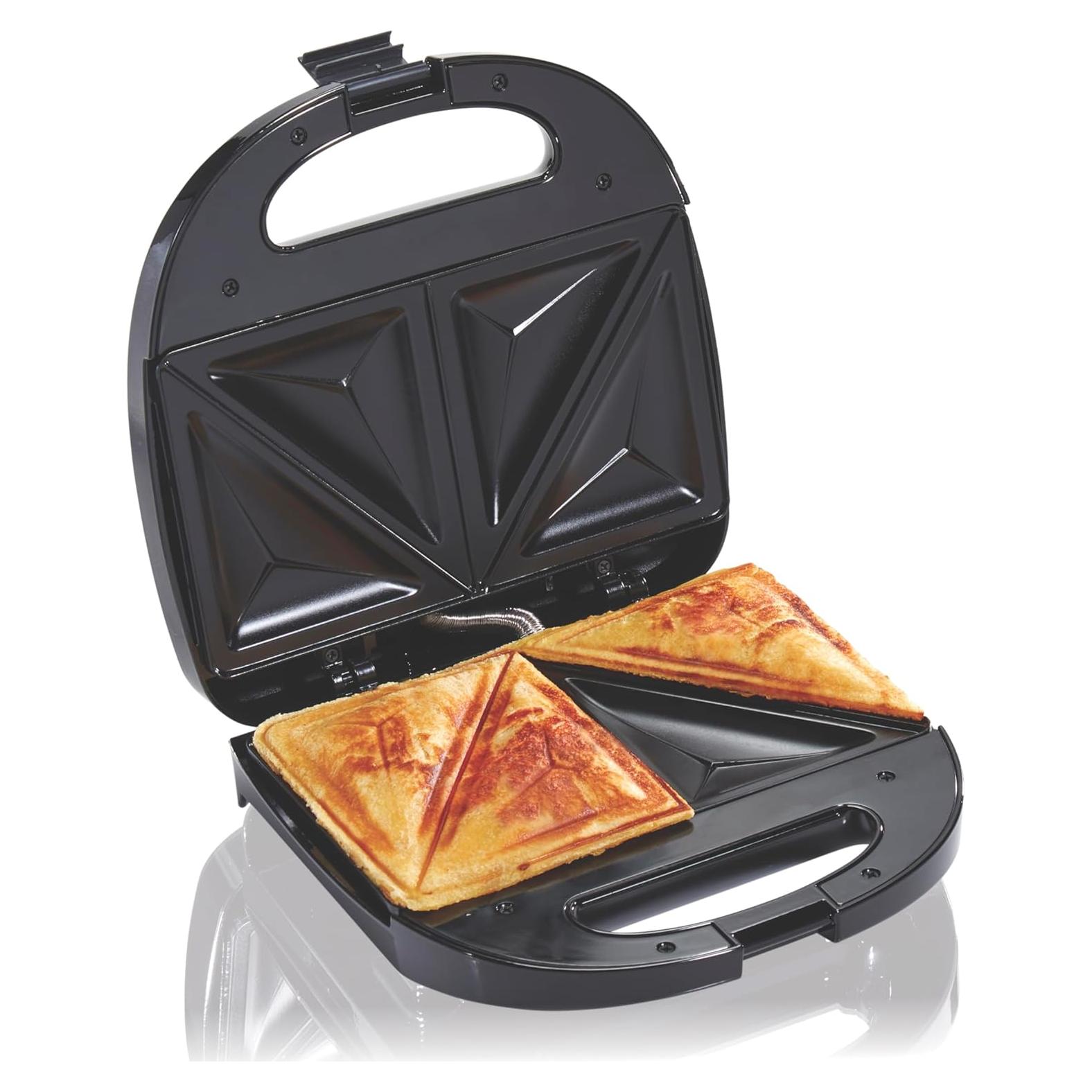 Máquina para Sándwiches Hamilton Beach 820W Compacta Negra