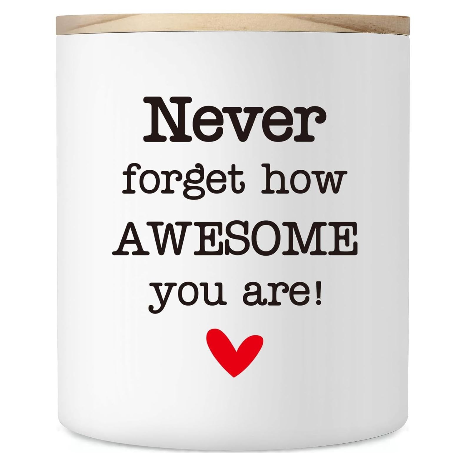 Vela Aromática de Soja 10oz NEVERNERVE Eres Asombrosa