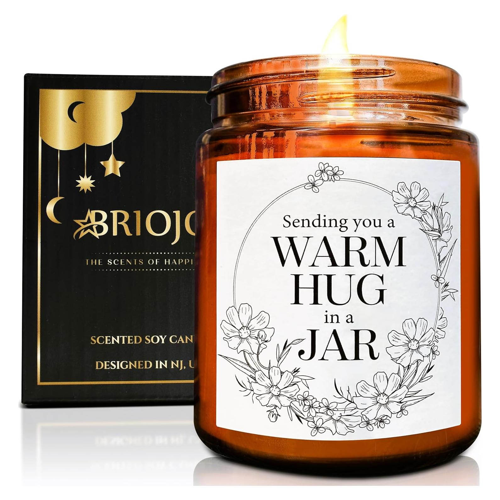 Vela Aromática de Soja Briojoy Lavanda Eucalipto 10 cm