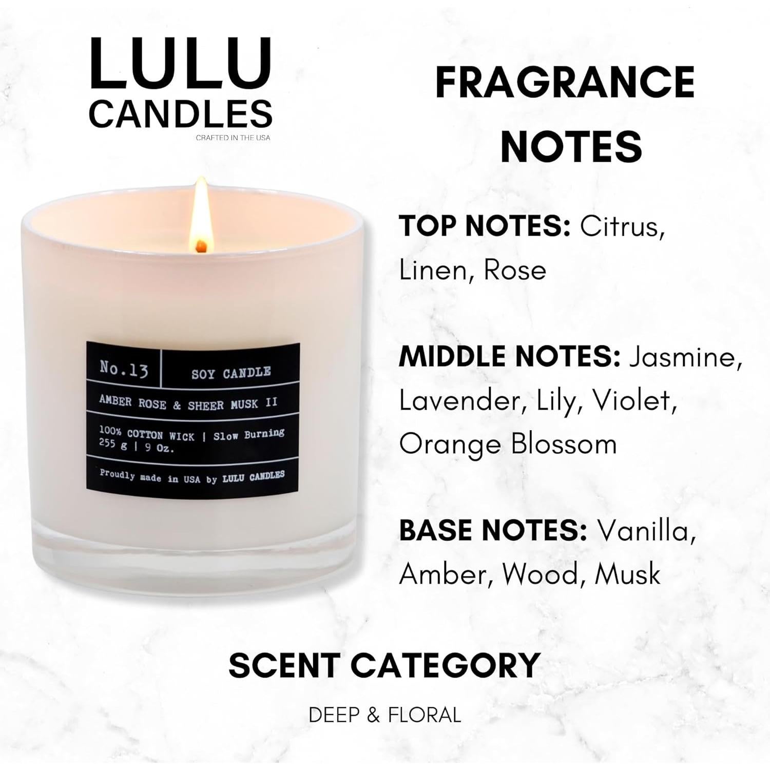 Vela Aromática de Soya Lulu 9 Oz En El Estado de Ánimo