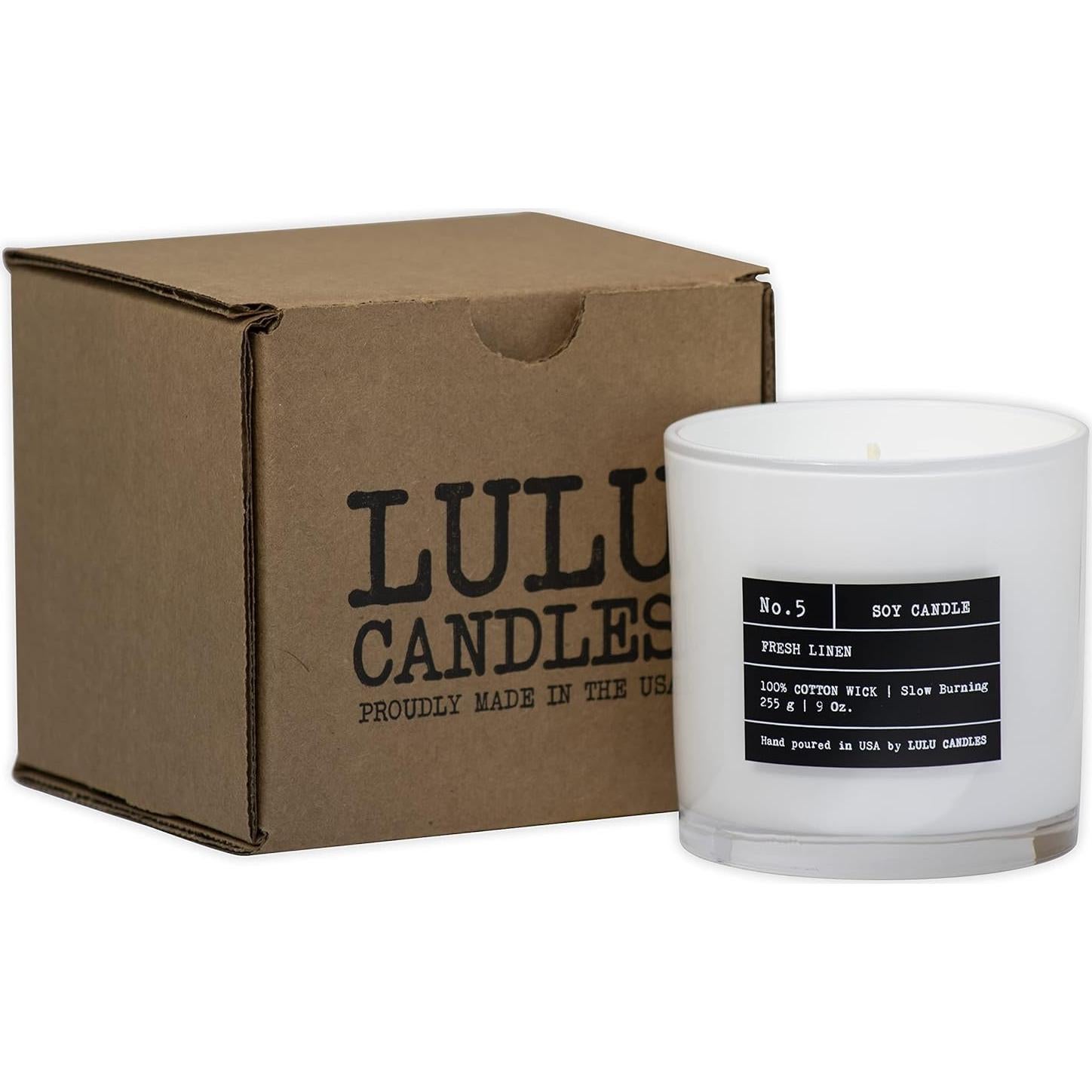 Vela Aromática de Soya Lulu 9 Oz En El Estado de Ánimo