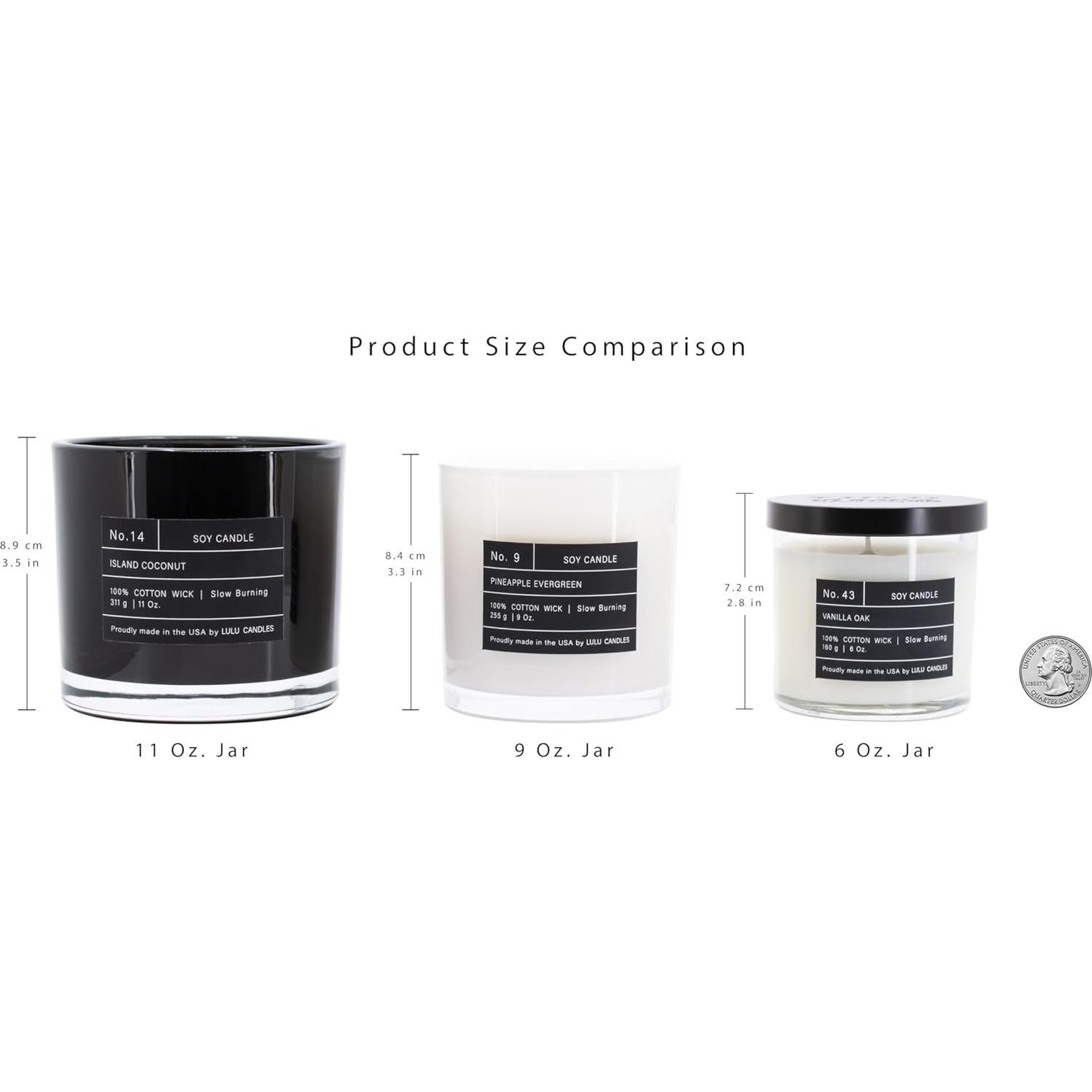 Vela Aromática de Soya Lulu 9 Oz En El Estado de Ánimo