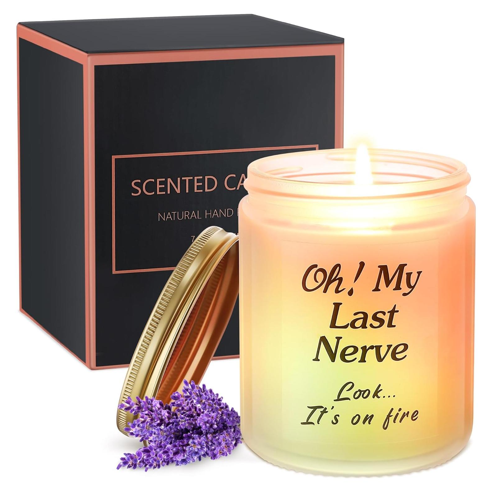 Vela Aromática de Lavanda LED ElectricWise - 7,11x8,89 cm