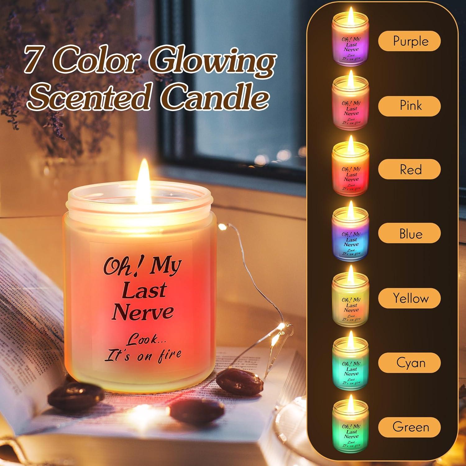 Vela Aromática de Lavanda LED ElectricWise - 7,11x8,89 cm