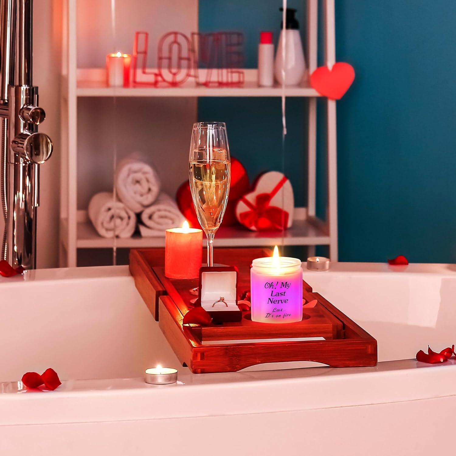 Vela Aromática de Lavanda LED ElectricWise - 7,11x8,89 cm