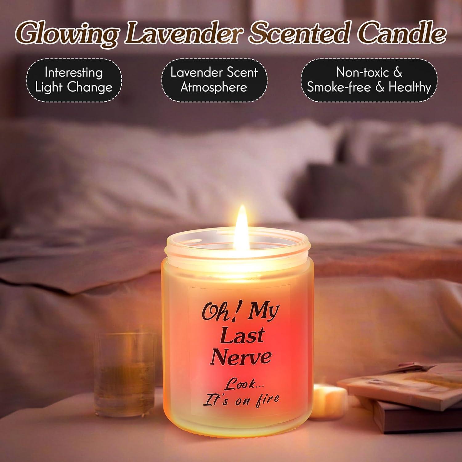 Vela Aromática de Lavanda LED ElectricWise - 7,11x8,89 cm