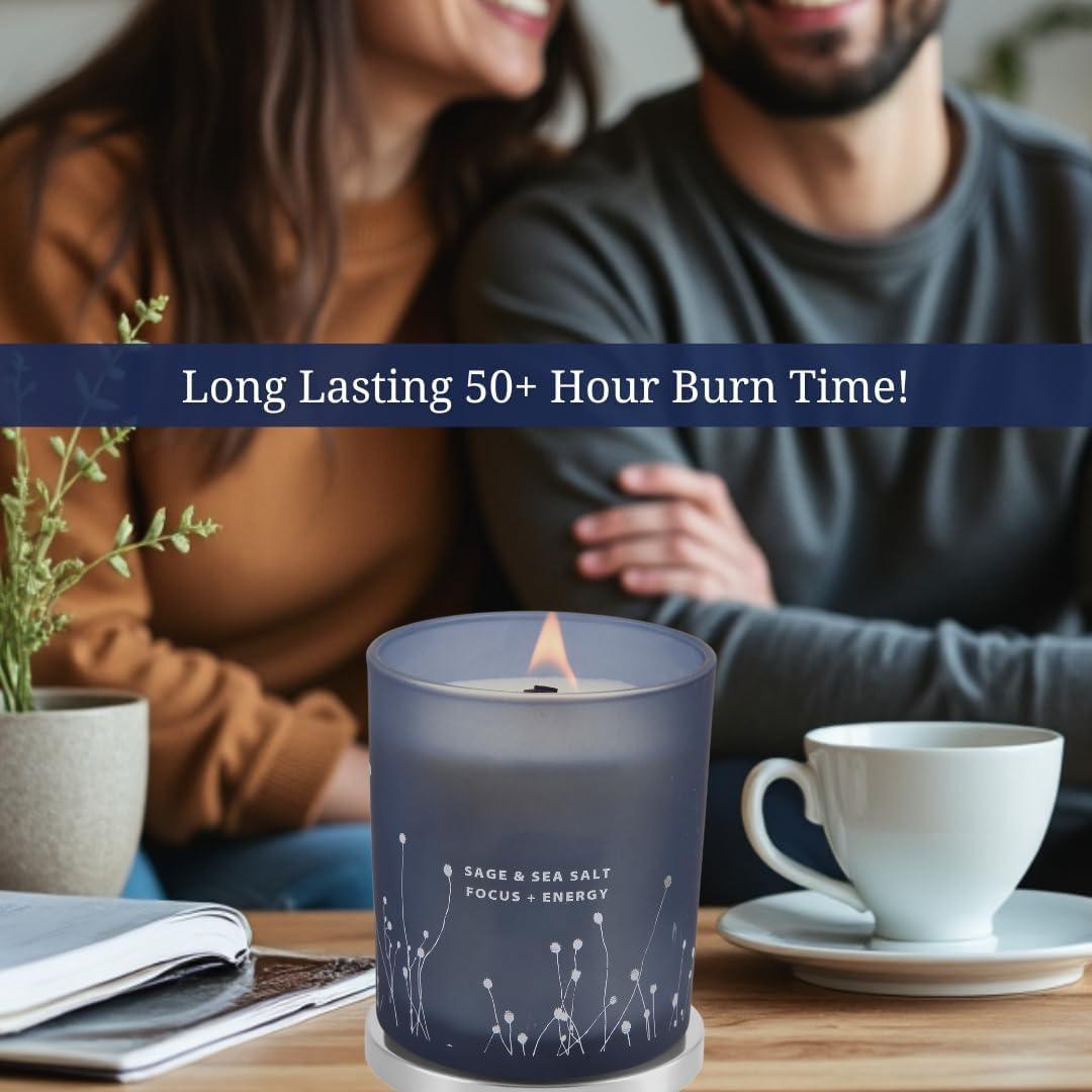 Vela Aromática GIFTAWAY Sal Marina y Salvia 300g