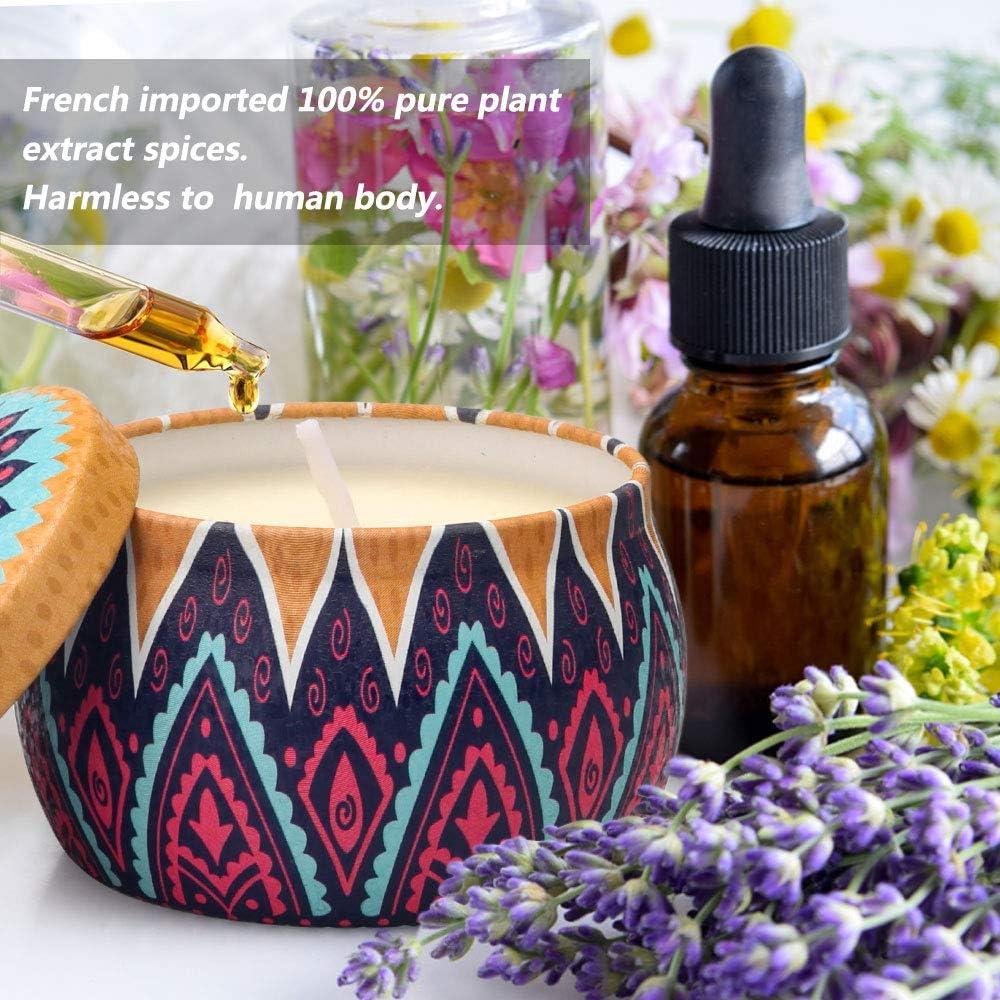 Set de Velas Aromáticas Yinuo Candle 4 Fragancias Soja