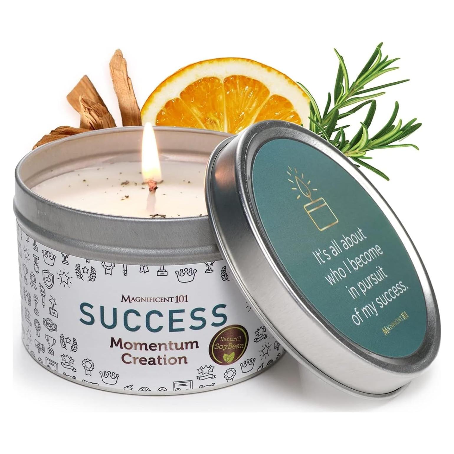 Vela Aromática Magnífica 101 - Cera de Soja 170g - 35h