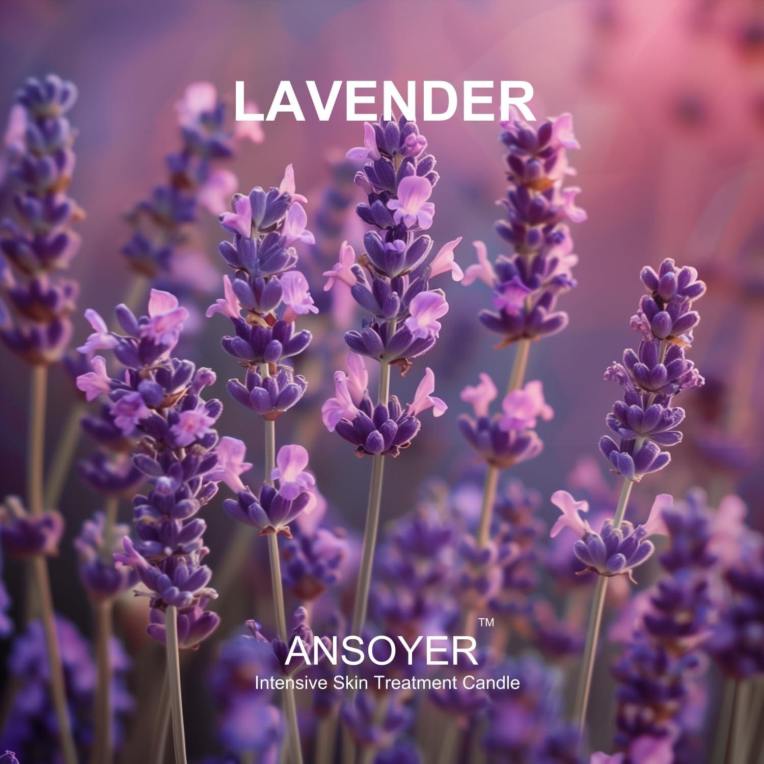 Vela de Masaje ANSOYER Lavanda 50g Aceite Hidratante