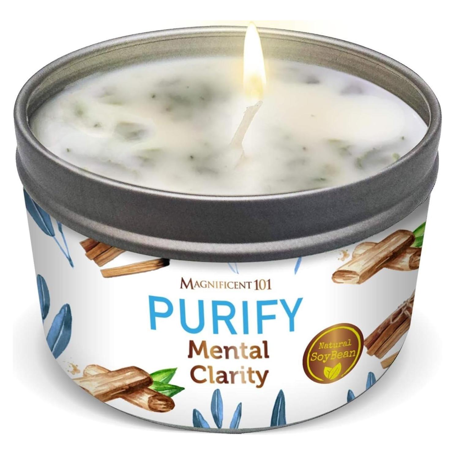 Vela Aromática Magnífico 101 170g Cera de Soja 35h Quema