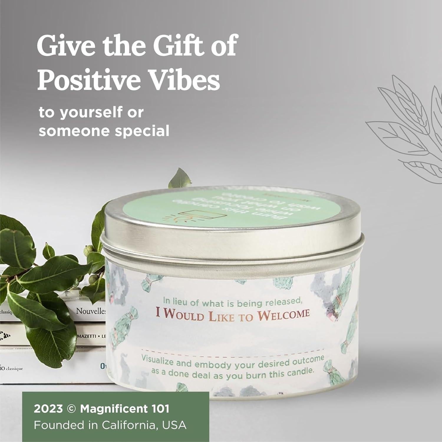 Vela Aromática Salvia Blanca The Sunny Factory 6 Oz 35 Horas