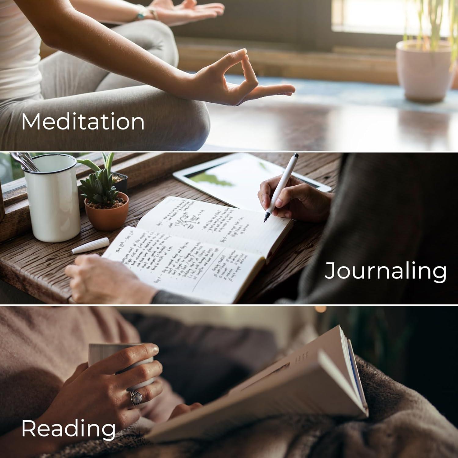 Juego de Velas de Meditación Michael Grace 12 Mini Cera Abeja