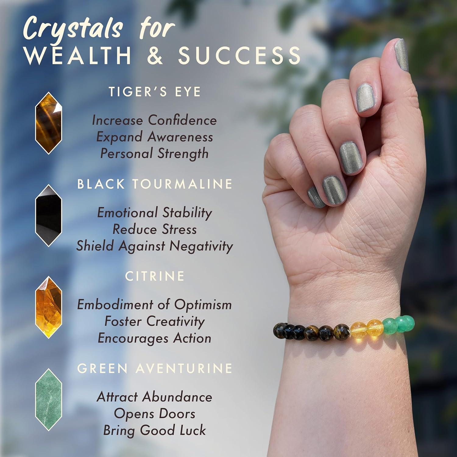 Vela de Dinero Salvia y Bergamota con Pulsera de Éxito