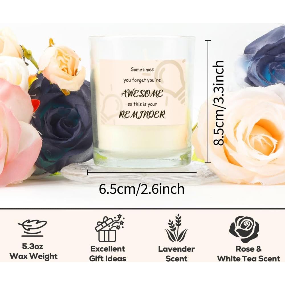 Vela Aromática de Soya Xioabre 150g Té Blanco Rosa