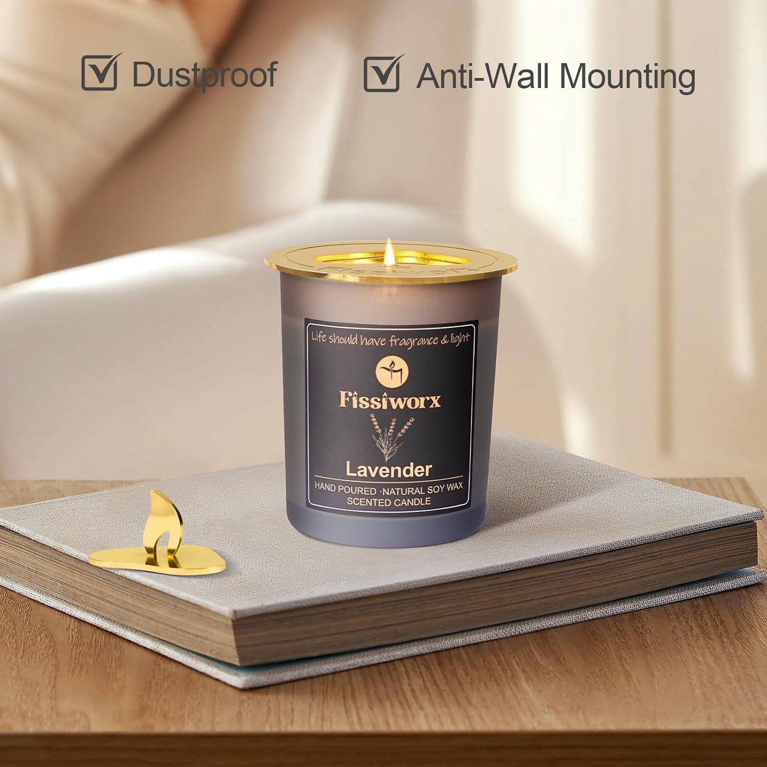 Vela Aromática de Lavanda Fissiworx - Cera de Soja 60h