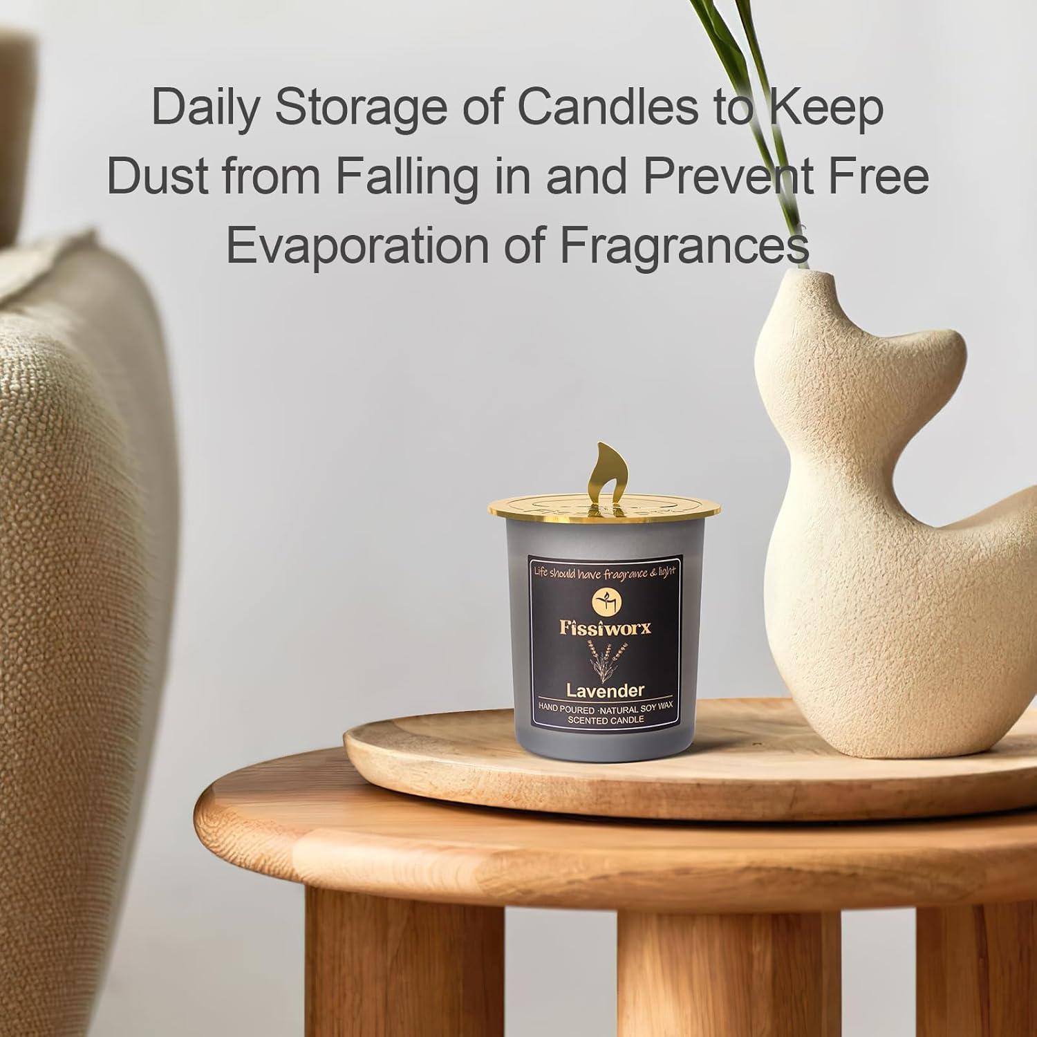 Vela Aromática de Lavanda Fissiworx - Cera de Soja 60h