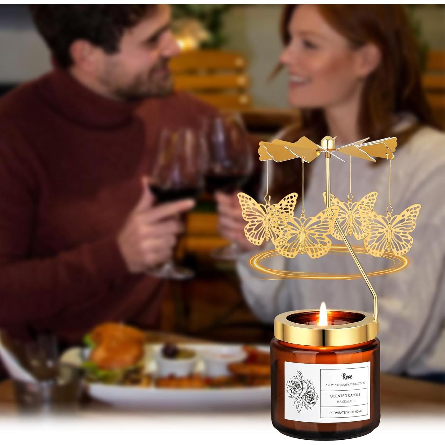 Vela Aromática Rotativa Cecanndila Mariposa 11x8cm
