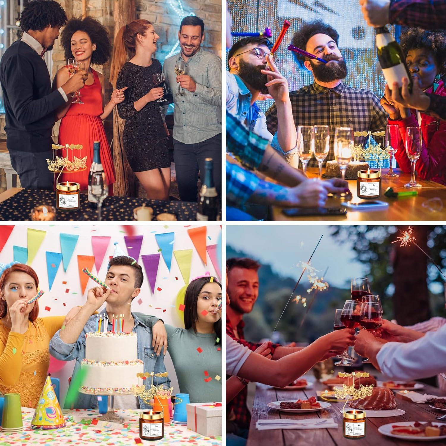 Vela Aromática Rotativa Cecanndila Mariposa 11x8cm