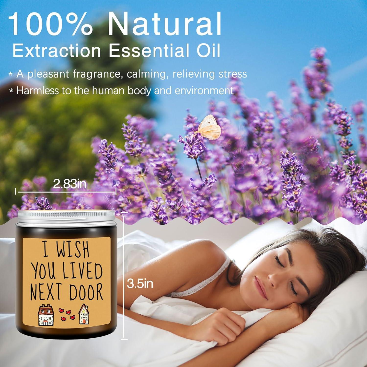 Vela Aromática de Lavanda Homsolver - Regalo Único para Ella