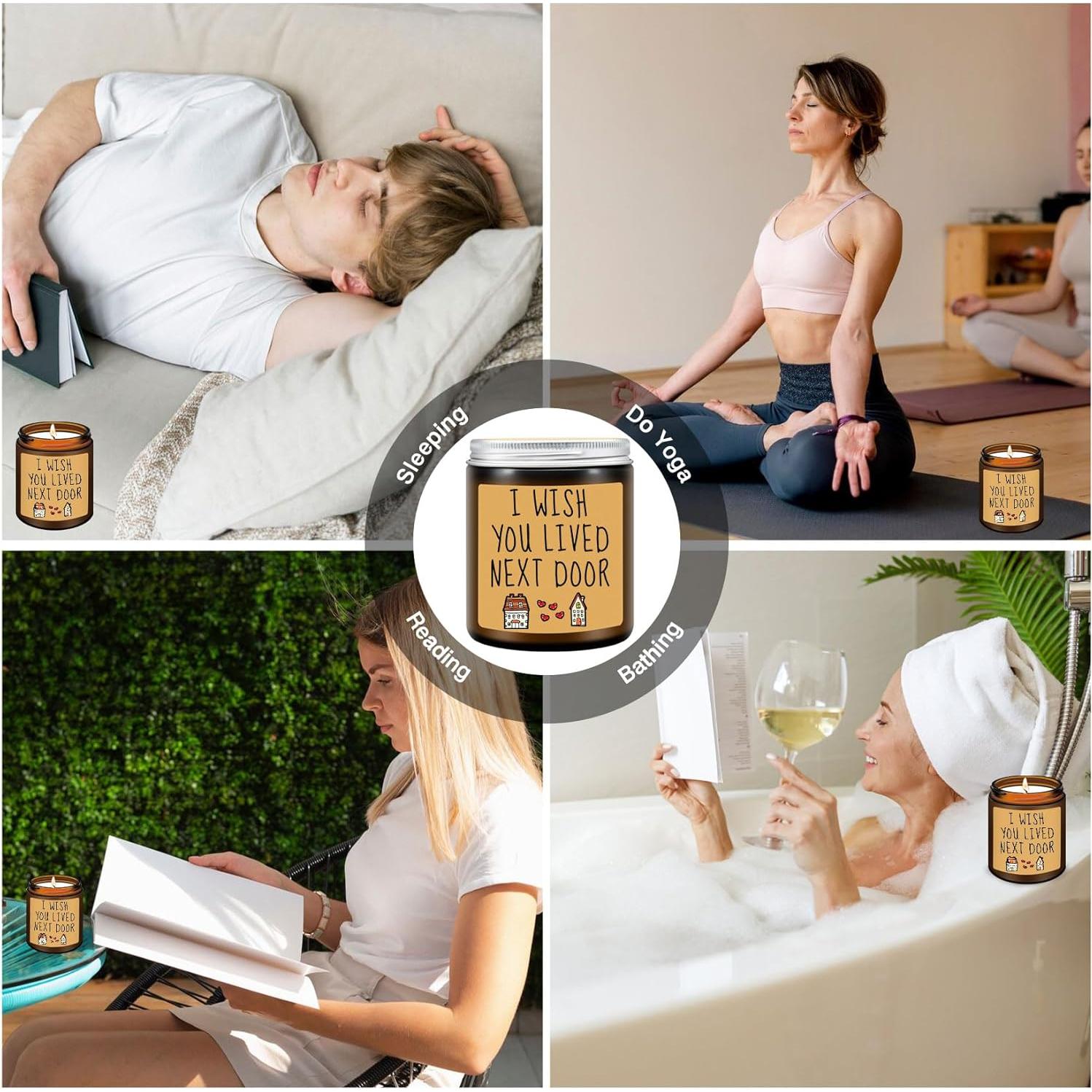 Vela Aromática de Lavanda Homsolver - Regalo Único para Ella