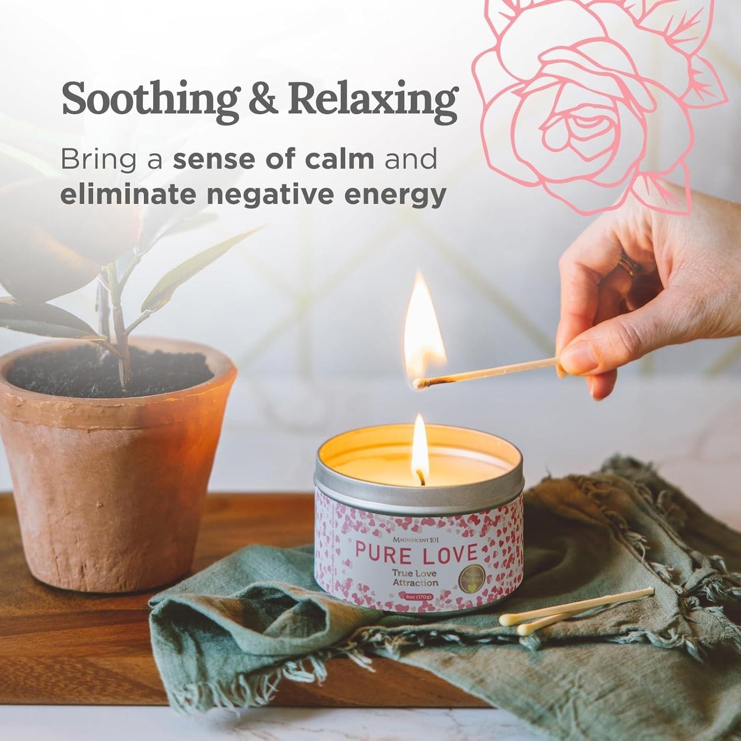 Vela Aromática de Amor Puro Magnífico 101 - 170 g