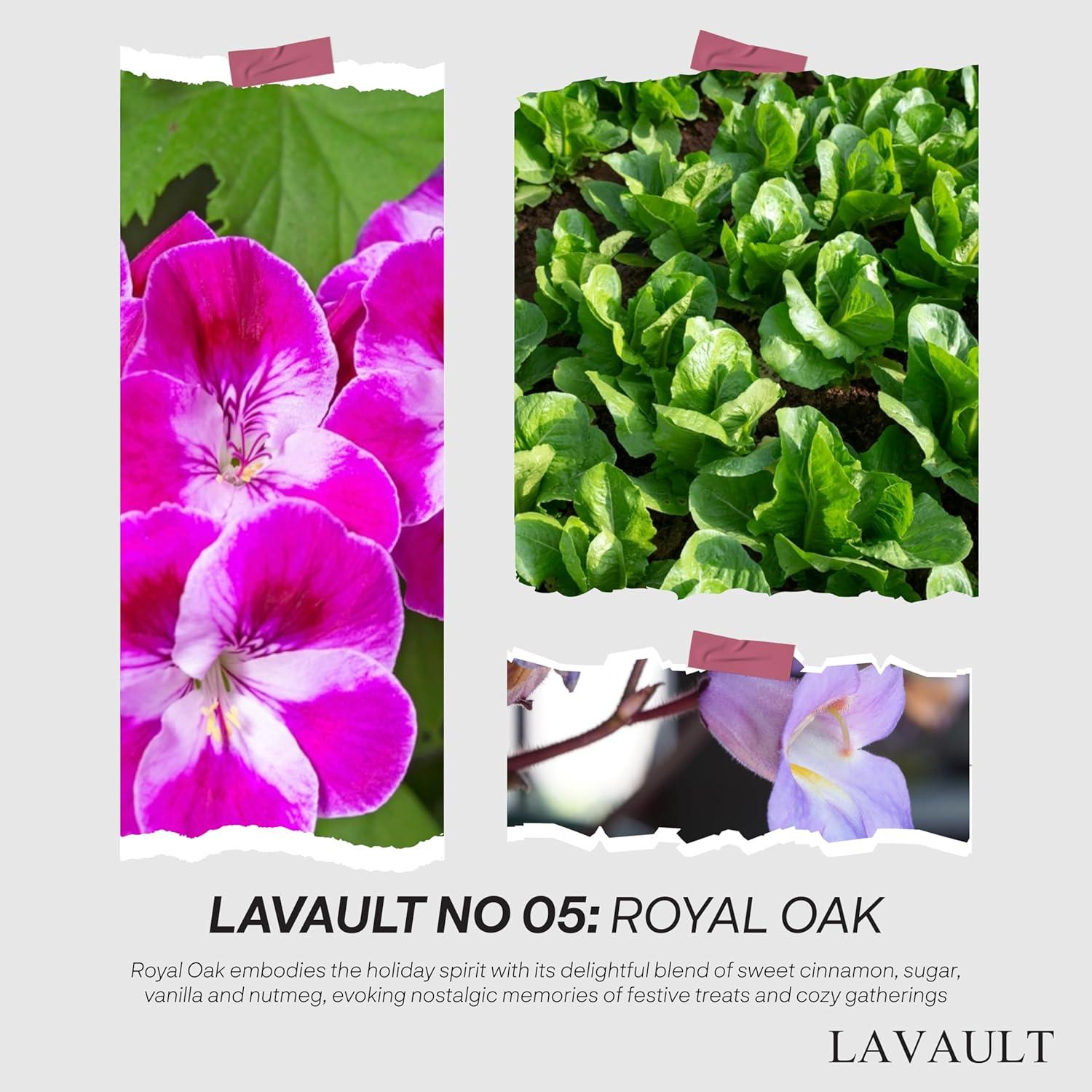 Set de 3 Velas Aromáticas Lavault - Roble Real - Cera Sostenible