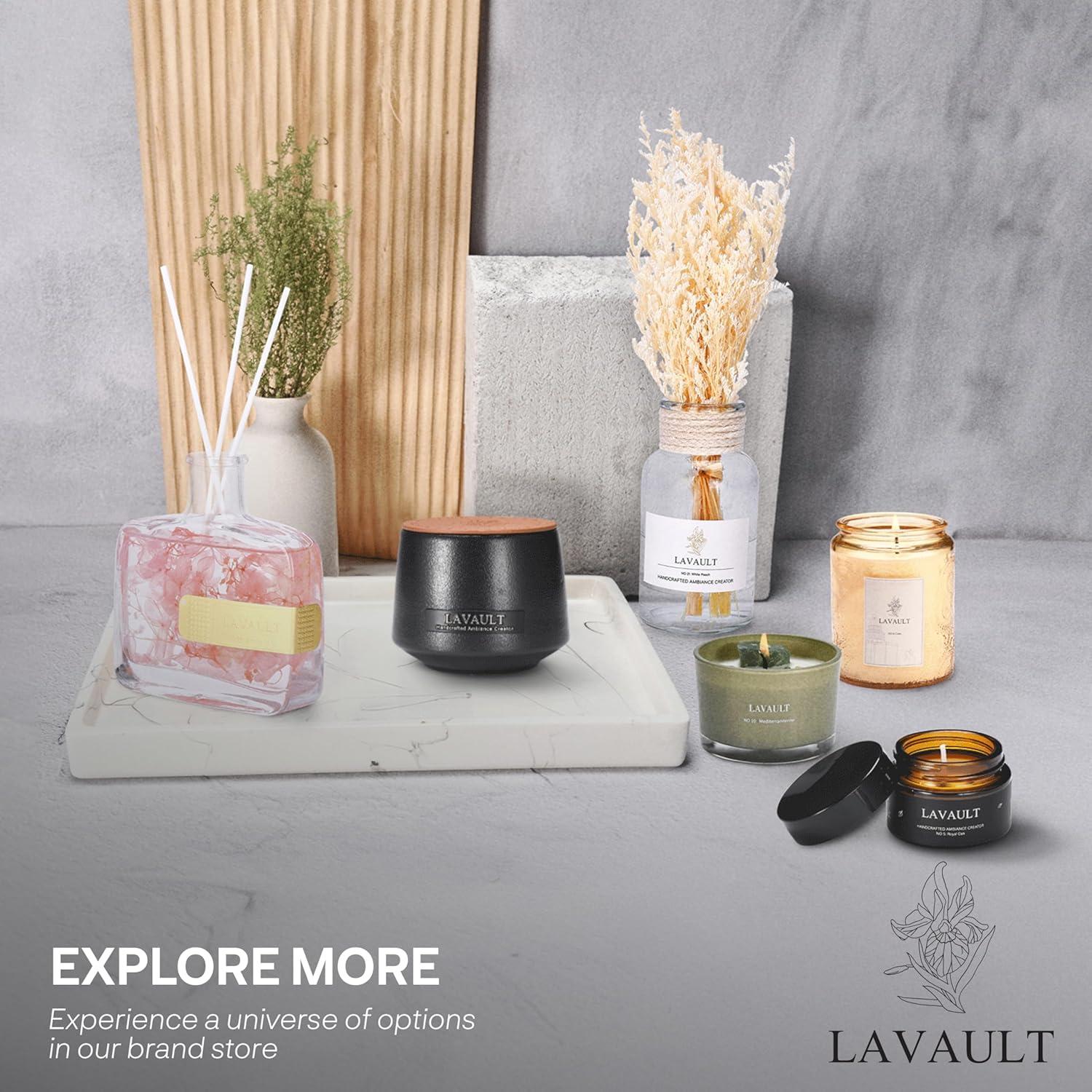 Set de 3 Velas Aromáticas Lavault - Roble Real - Cera Sostenible